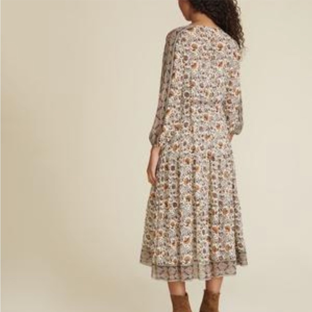 VERONICA BEARD Yoelle Paisley-Print Silk Midi - Picture 5 of 11